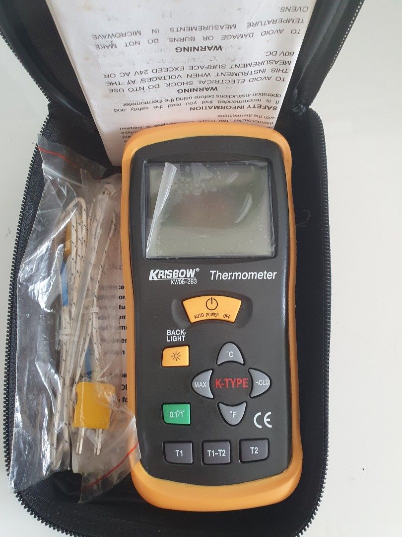 Thermometer dual input krisbow