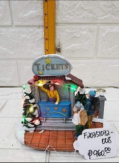Ticket Booth Christmas Village accessory