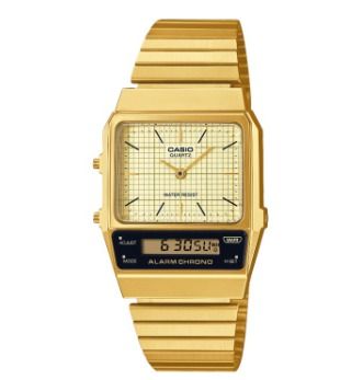 Gold watch for cheap men casio