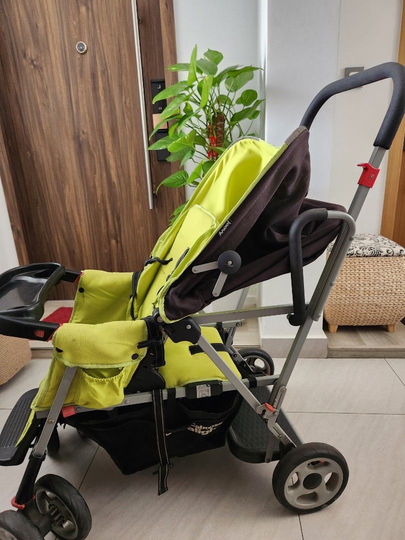 TO BLESS. JOOVY CABOOSE DOUBLE STROLLER Babies Kids Going Out Strollers on Carousell