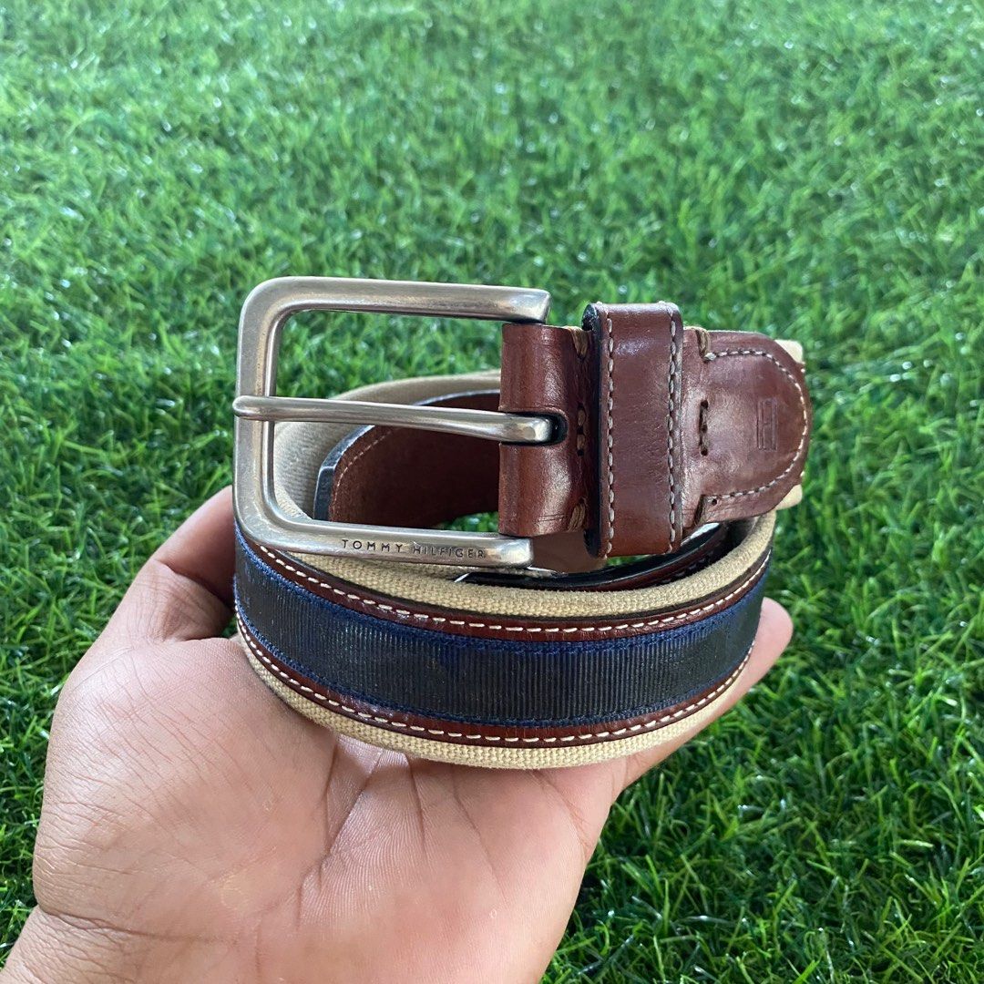 Tommy hilfiger canvas belt deals