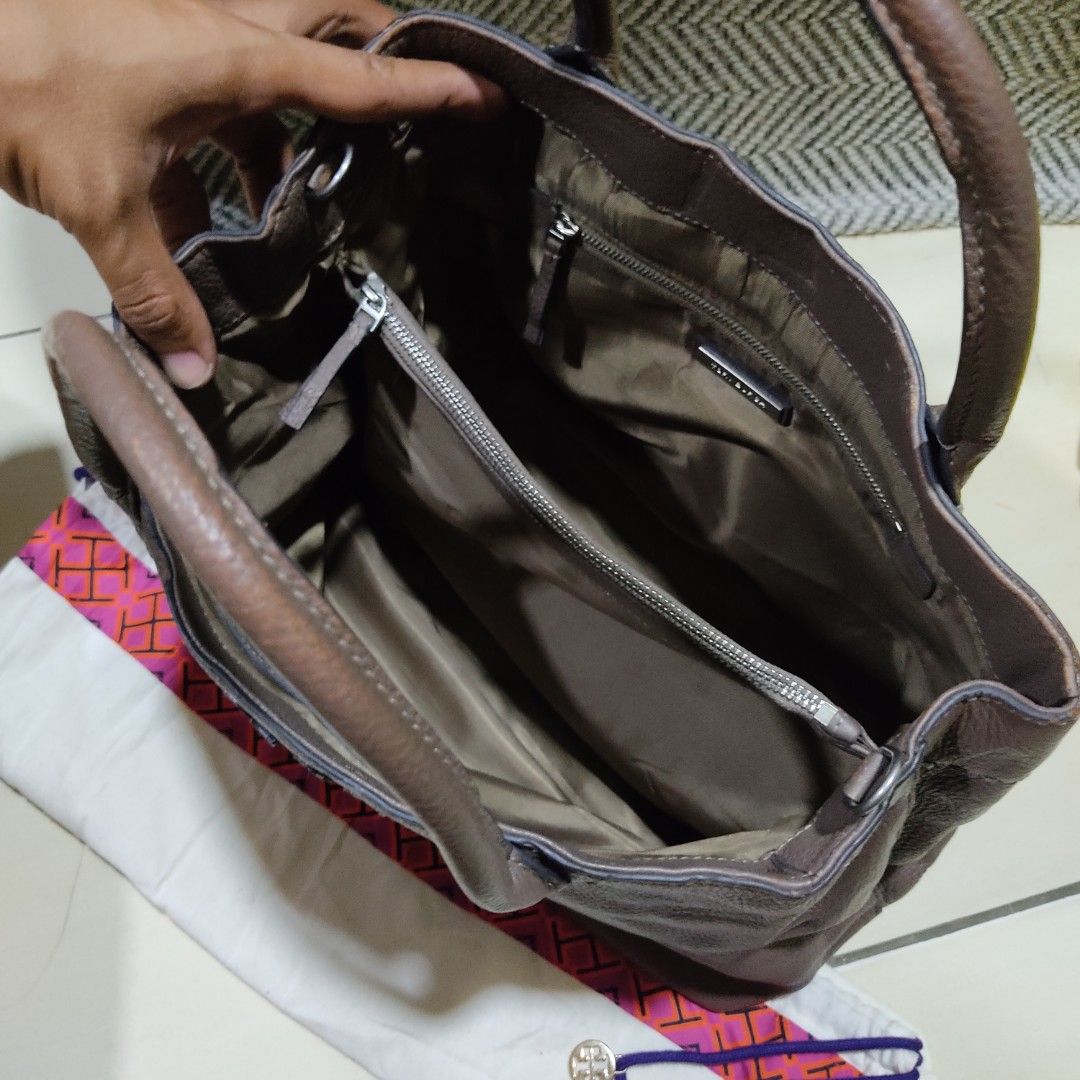 Mcgraw triple compartment sales satchel