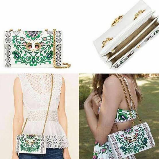 Tory burch garden party bag top