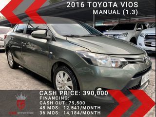Toyota Vios  2016 1.5 E Manual