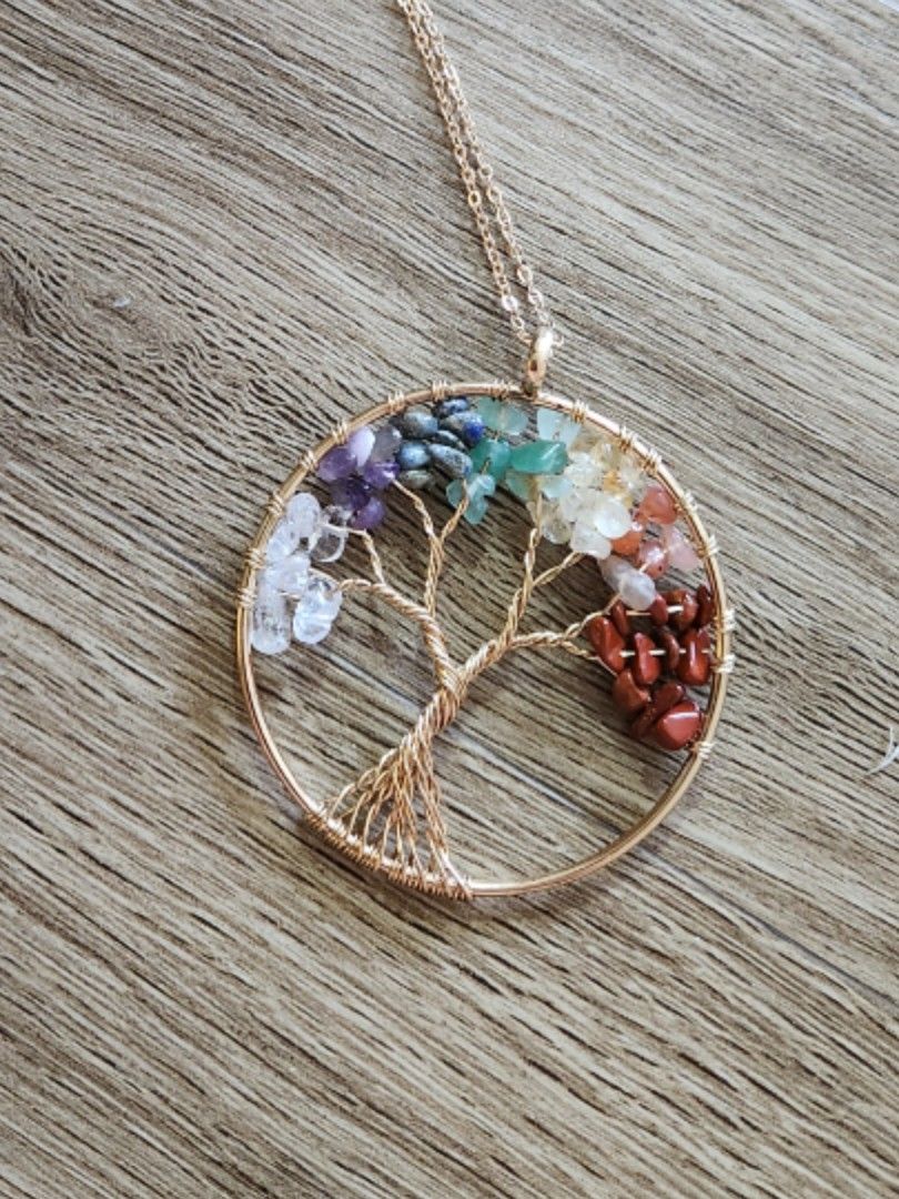 Chakra tree hotsell of life necklace