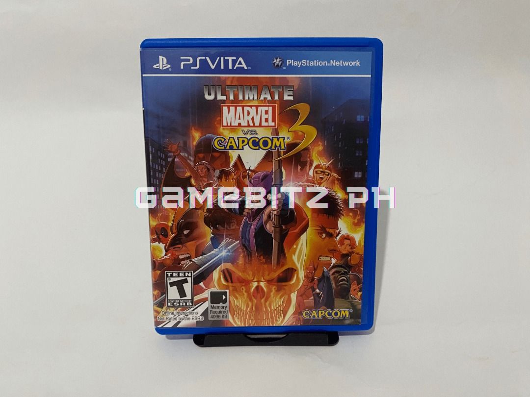 Ultimate Marvel Vs. Capcom 3 PS Vita Oled Slim Game (Category: PlayStation) located in Tarlac. Submitted by gamebitzph (Listing ID 1251748559, Image 1). Description: Ultimate Marvel Vs. Capcom 3 for PS Vita Oled/Slim Original case, cover art, cart Pre-owned/Used The game cartridge has been tested and working location: Tarlac area shipping: J&T or LBC (payment first via gcash or bank account) COD is also available Message us for any inquiries, mor