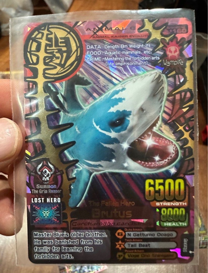 ultra rare animal kaiser cards Great Card Strong Super Prize Card Ver. 4 ORIGINAL/S2 Animal Kaiser Cards - Zangetsu