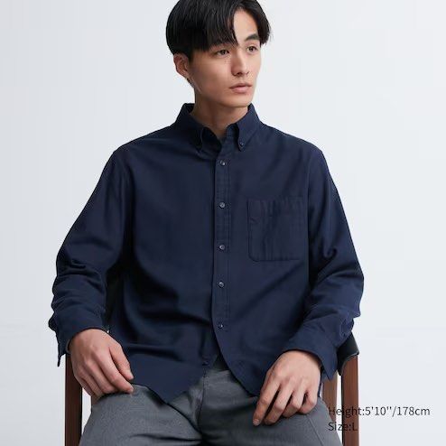 Uniqlo oxford button down top