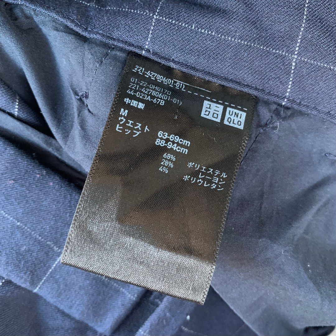 UNIQLO SMART ANKLE PANTS (CHECKED)