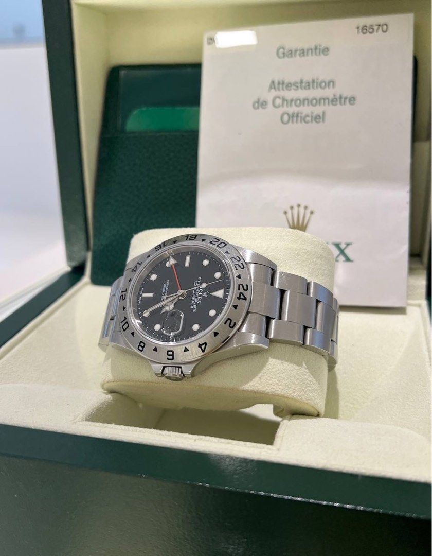 USED Rolex Explorer II 16570 Luxury Watches on Carousell
