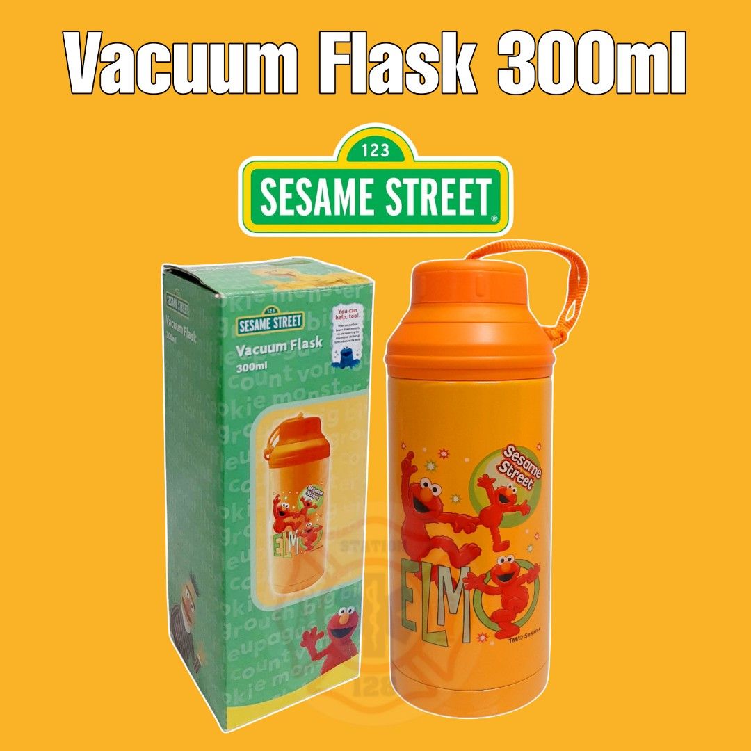 Vacuum Flask 300ml (Category: Coffee & Tea Tableware) located in Quezon City. Submitted by artegiftshop (Listing ID 1251739189, Image 1). Description: Vacuum Flask 300ml Sesame Street Elmo Description: Vacuum Flask 300ml Take a break when you´re on the go. With this thermos you can always have coffee, tea or any of your hot or cold favorite drinks close at hand – on the train, in the car or on a nice walk outdoors. Features: Keeps the contents wa