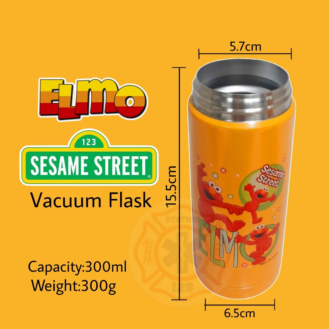 Vacuum Flask 300ml (Category: Coffee & Tea Tableware) located in Quezon City. Submitted by artegiftshop (Listing ID 1251739189, Image 3). Description: Vacuum Flask 300ml Sesame Street Elmo Description: Vacuum Flask 300ml Take a break when you´re on the go. With this thermos you can always have coffee, tea or any of your hot or cold favorite drinks close at hand – on the train, in the car or on a nice walk outdoors. Features: Keeps the contents wa