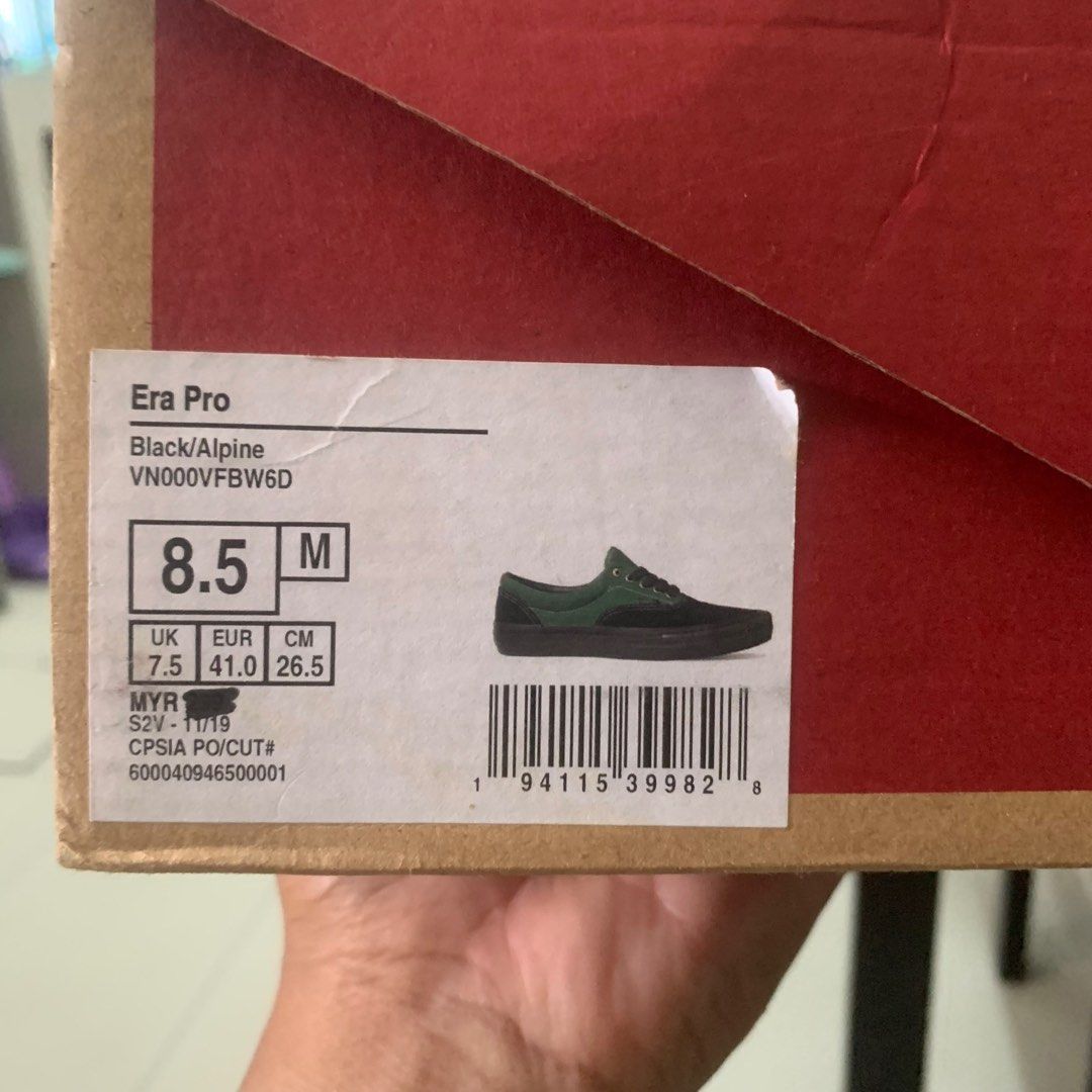 VANS ERA PRO Men s Fashion Footwear Sneakers on Carousell