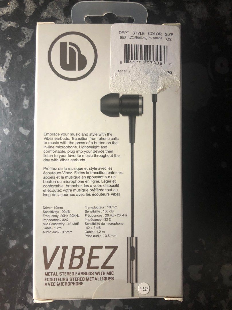 Vibez earbuds top