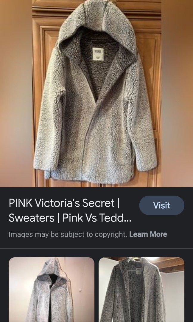 Victoria secret new arrivals sherpa cardigan