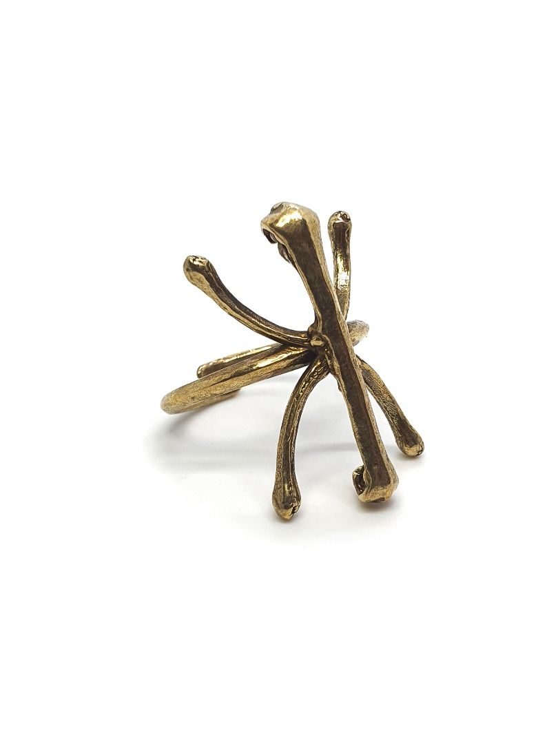 Viking Norse Bind-Rune STRENGTH Symbol adjustable Ring | 925 Silver ...