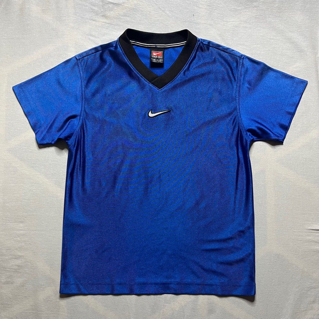Nike blue jersey sales