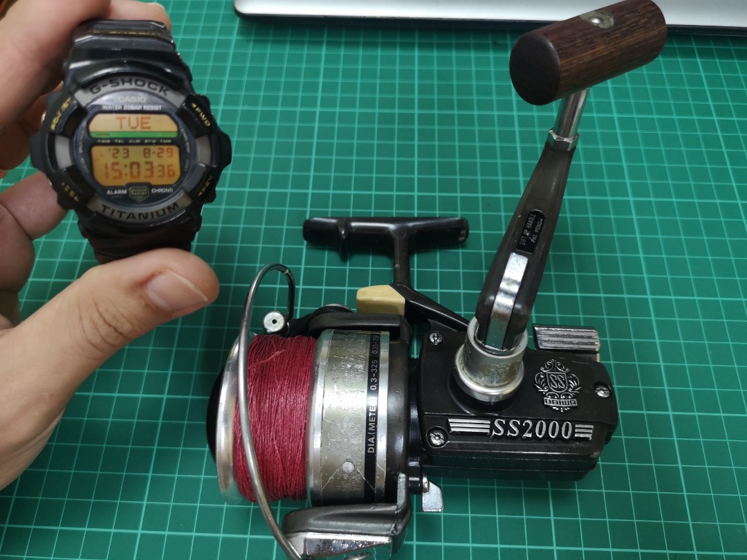 Vintage Daiwa spinning reel SS2000 made in Japan, Sports Equipment, Fishing  on Carousell