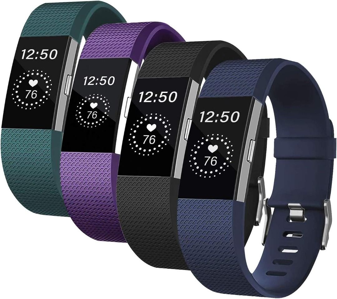 Vitty Fitbit Charge 2 Strap Adjustable Replacement Silicone Sport