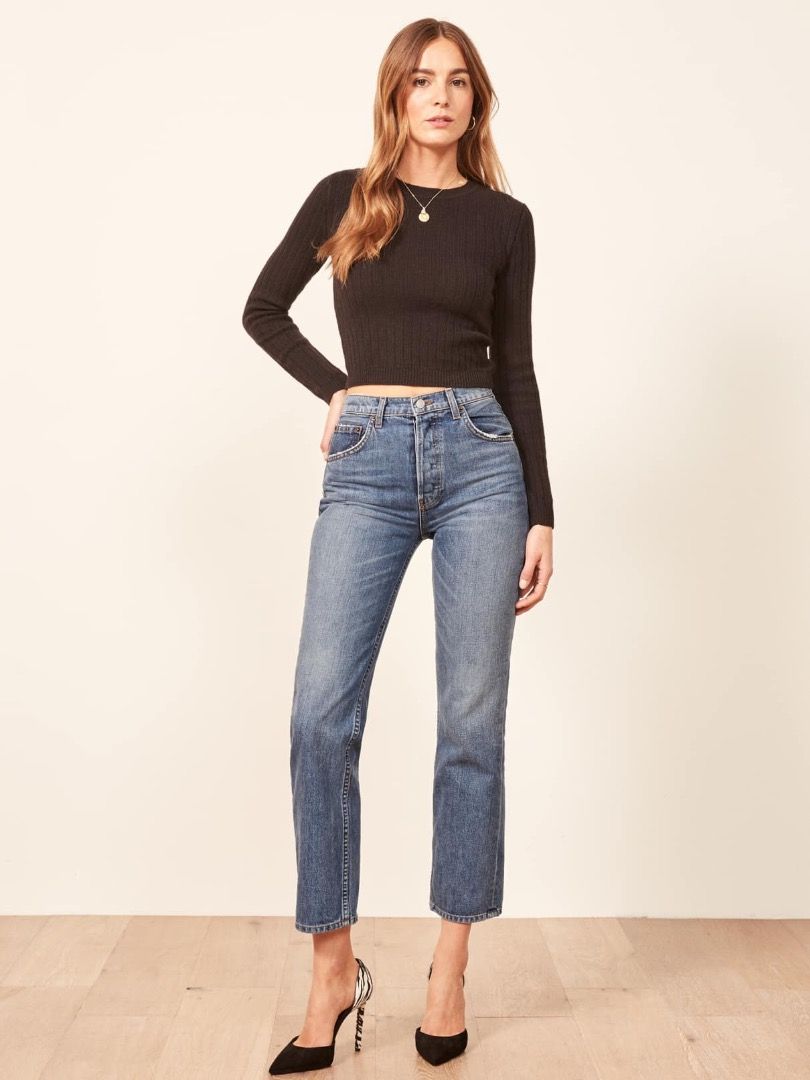 Cynthia high relaxed jean cheap reformation