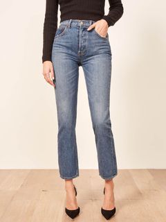 Waist 30 Reformation Cynthia High Relaxed Jean