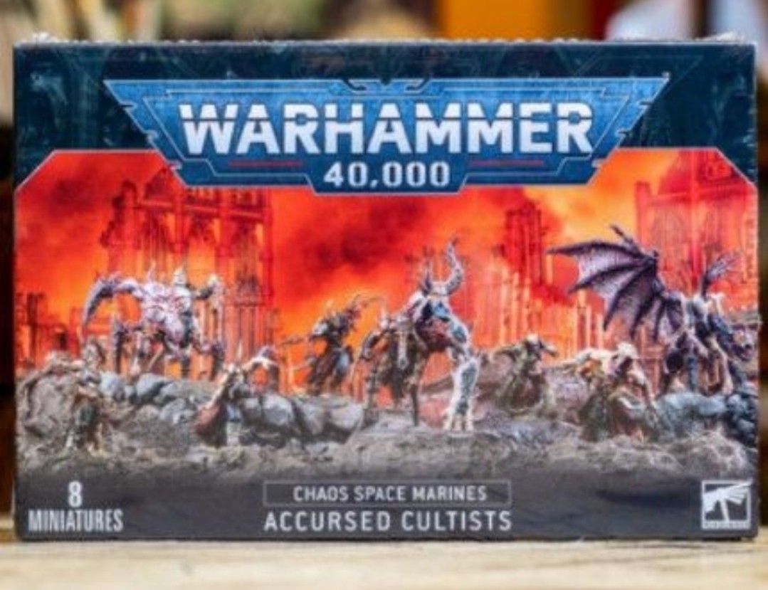 Warhammer 40K Chaos Space Marines Accursed Cultists NEW, Hobbies & Toys ...