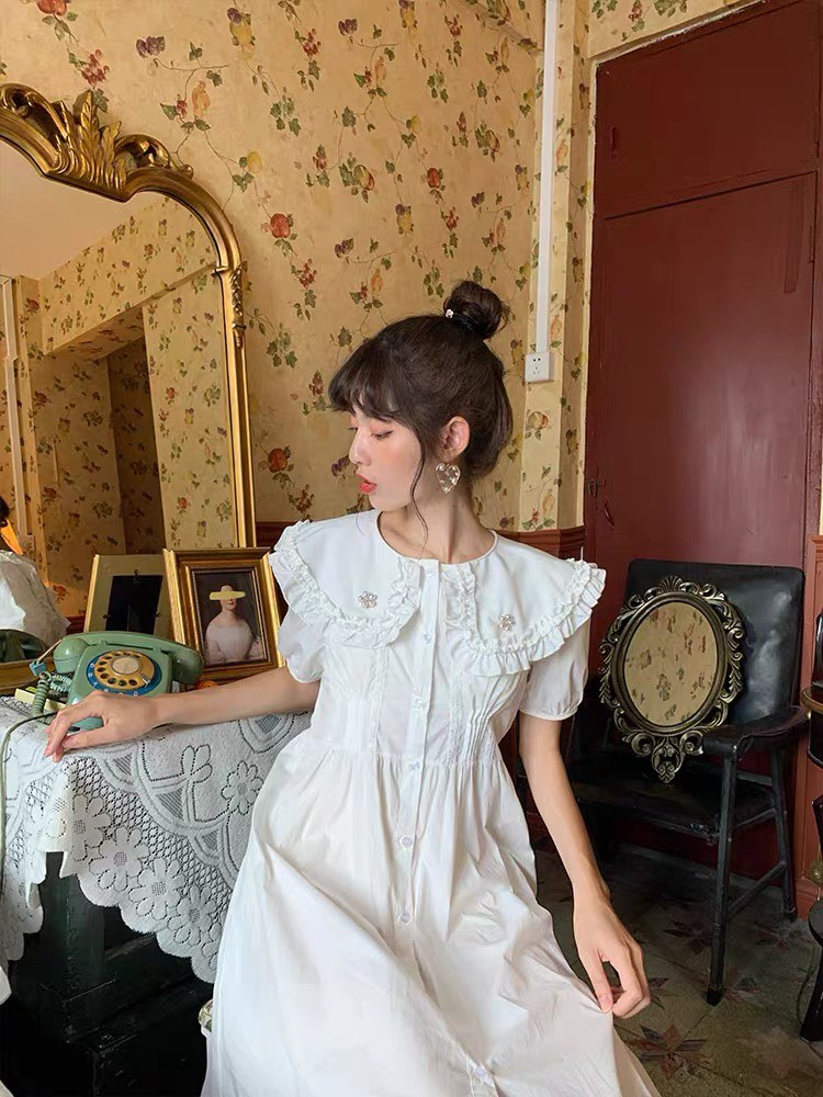 Retro white sales dresses