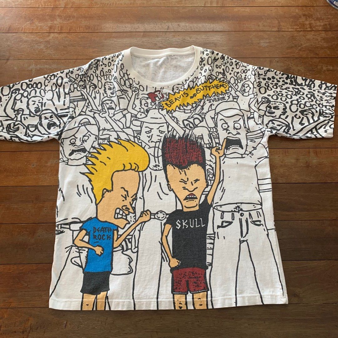 X MTV s Beavis And Butthead Roundneck