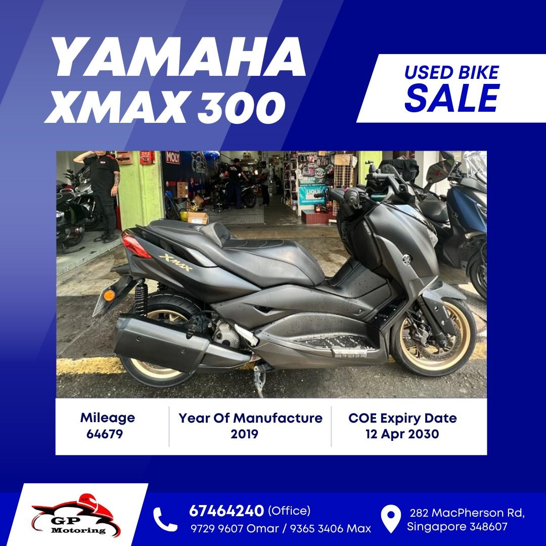 YAMAHA XMAX 300 USED BIKE CLASS 2 A MODEL 2019 $0 DOWNPAYMENT ...