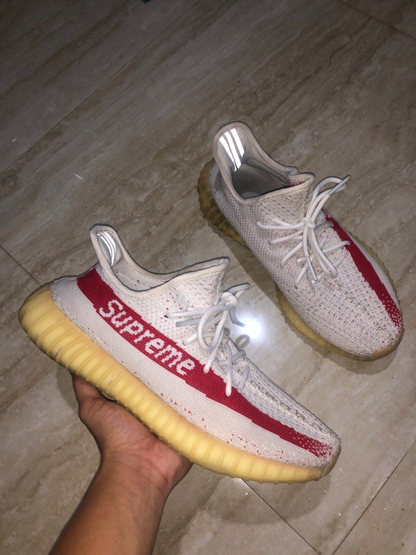 Adidas Yeezy Boost 350 Supreme, Men's Fashion, Footwear, Sneakers on  Carousell
