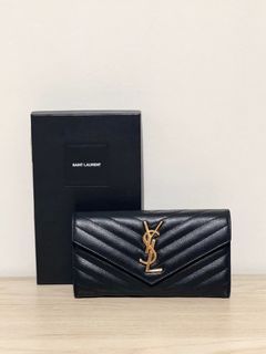 YSL Cassandre Matelassé Large Flap Wallet