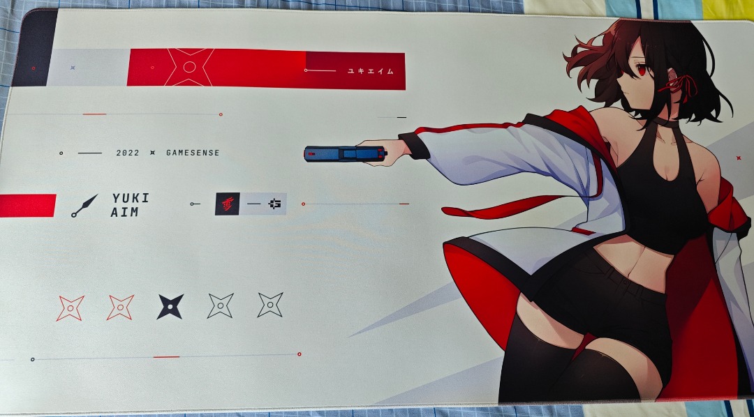 その他 Gamesense Yuki Aim x Gamesense Radar Gamesense Yuki Aim Gamesense Radar mousepad Lmited Rare | eBay