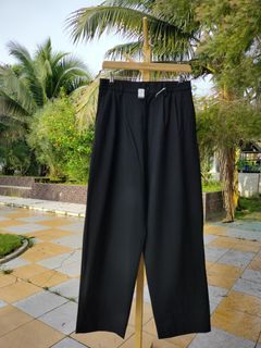 Zara highwaist loose pants Size S tag tapi muat M to L