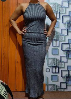 Zara knit maxi dress