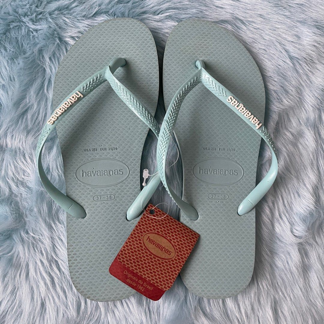 SALE 100 Original Havaianas Sky blue Women s Fashion