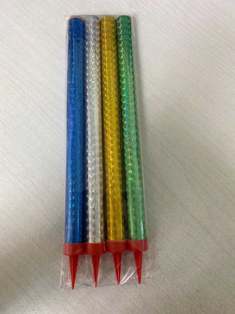 20cm firework candle random colour, Hobbies & Toys, Stationery & Craft