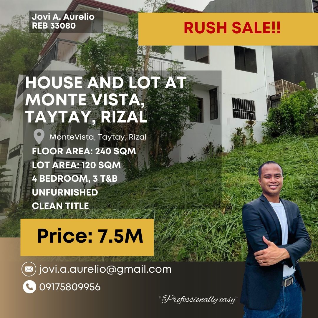 4 Bedroom House and Lot in Monte Vista, Taytay on Carousell