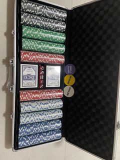 500 piece poker chips set