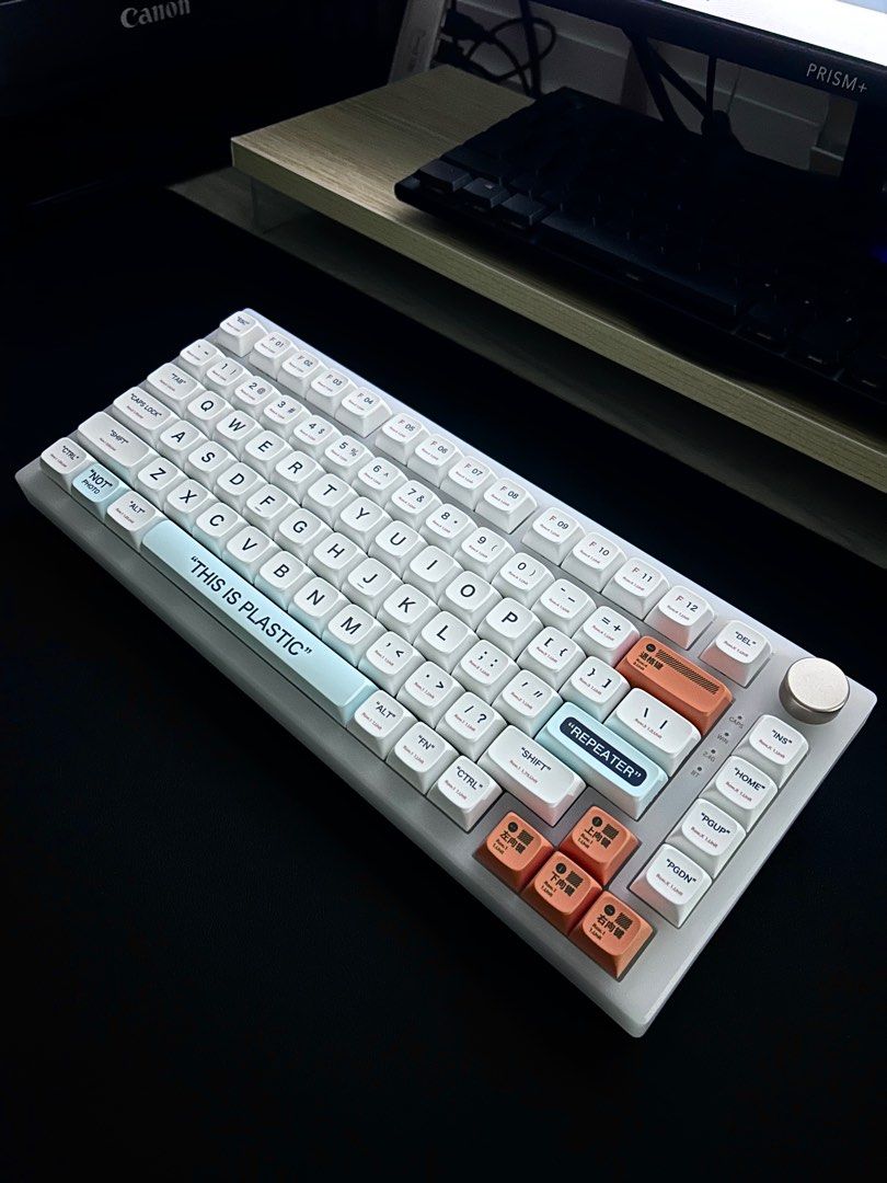 Plastic Computer Keyboard 75% Custom Mechanical Keyboard ( this is plastic keycaps), Computers ...