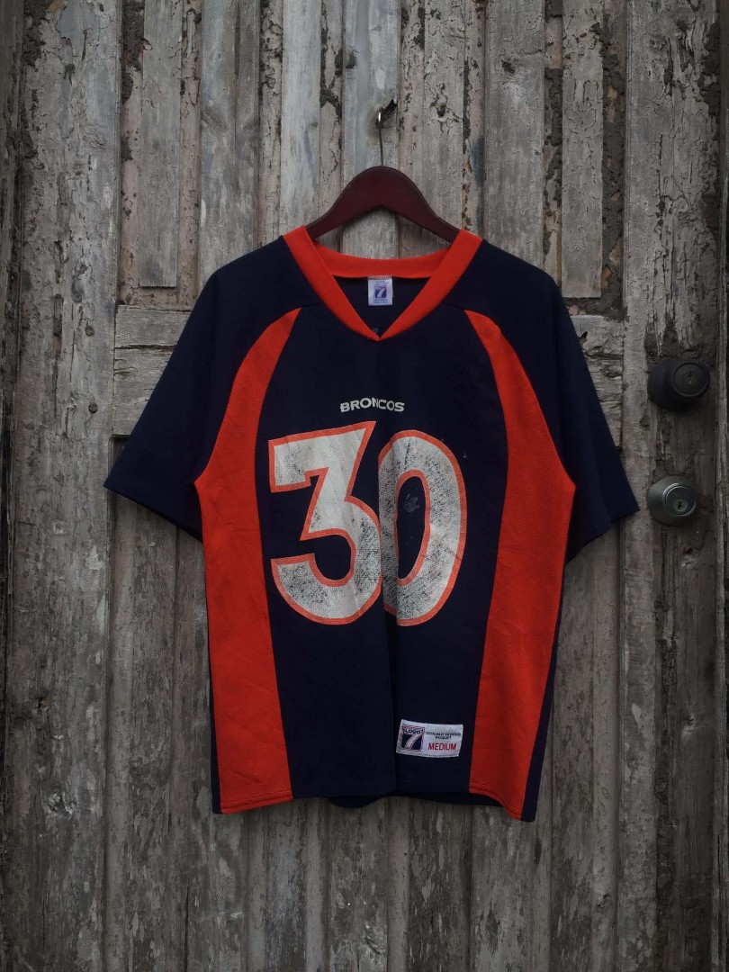 VTG Terrell Davis #30 Denver Broncos NFL Football Jersey Sz M Reekbok On  Field