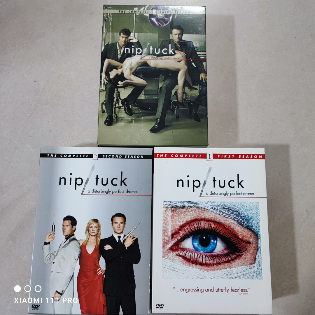 95％new 美劇Nip/Tuck DVD 整形春秋(1-3season) 17DVD＃保存極好dvd碟