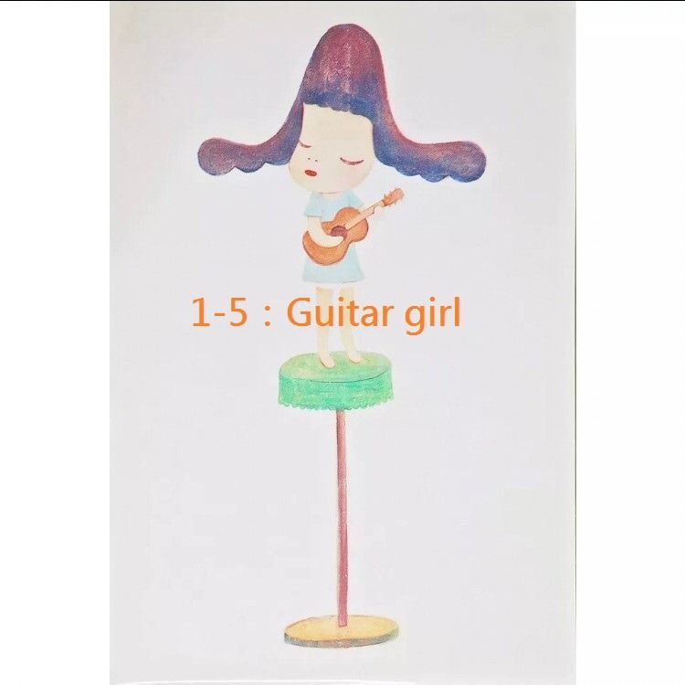 絶版　現代アート　奈良美智　ポストカード　 1〜4 Puddle Flowers 奈良美智『Puddle Flowers』ポストカード 4冊セット｜Yahoo