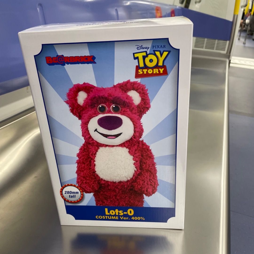 全新靚盒Bearbrick 400% Lots-O Lotso (Costume Version) Disney Toys