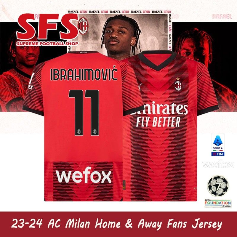 AC Milan 23/24 Men's Home Authentic Jersey