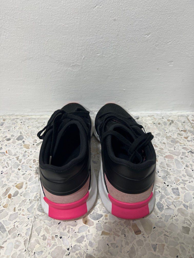 Adidas originals eqt racing adv sneakers in black and pink hot sale