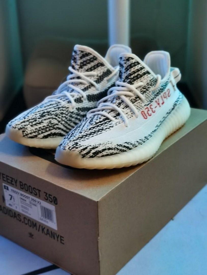 Adidas Yeezy Boost 350 V2 Zebra Men s Fashion Footwear Sneakers