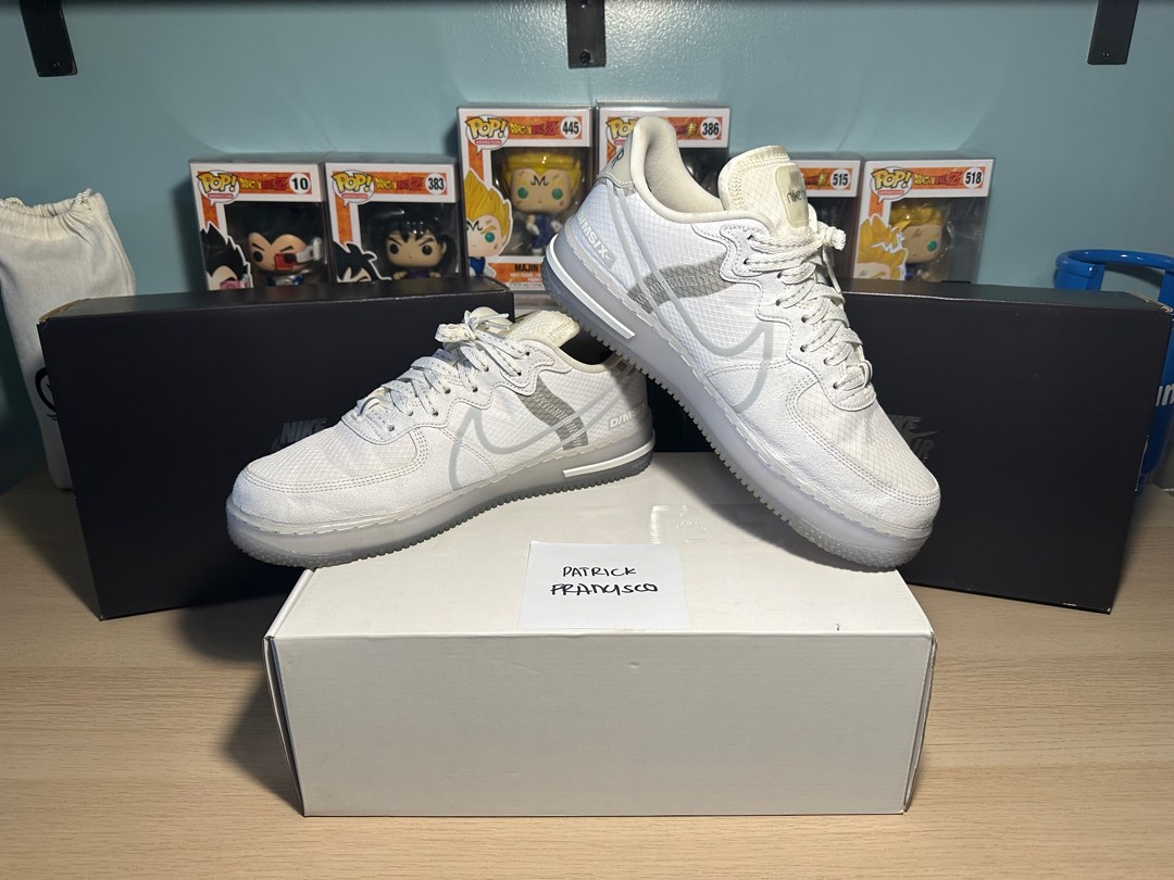 tênis nike air force 1 react light bone