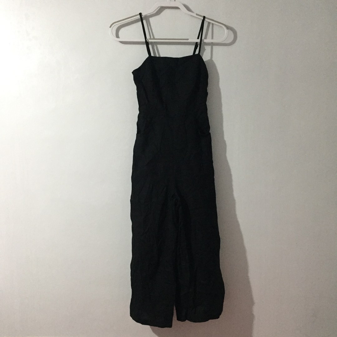 Ally black jumpsuit deals