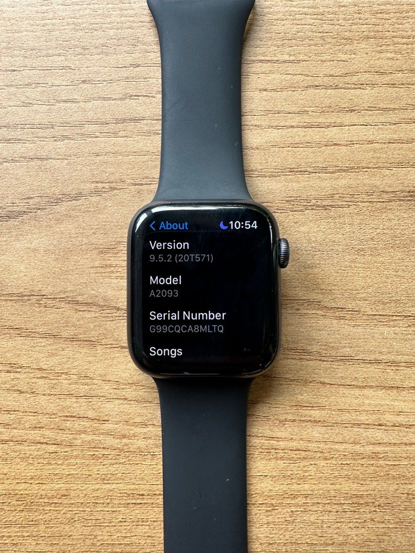 Apple watch series 4 serial hotsell number
