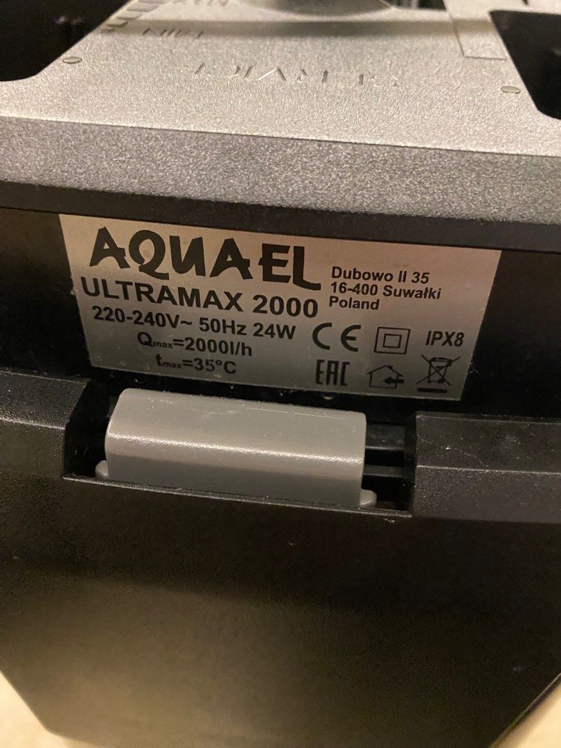 Aquael ultramax 2000 22/16 model, Pet Supplies, Homes & Other Pet ...
